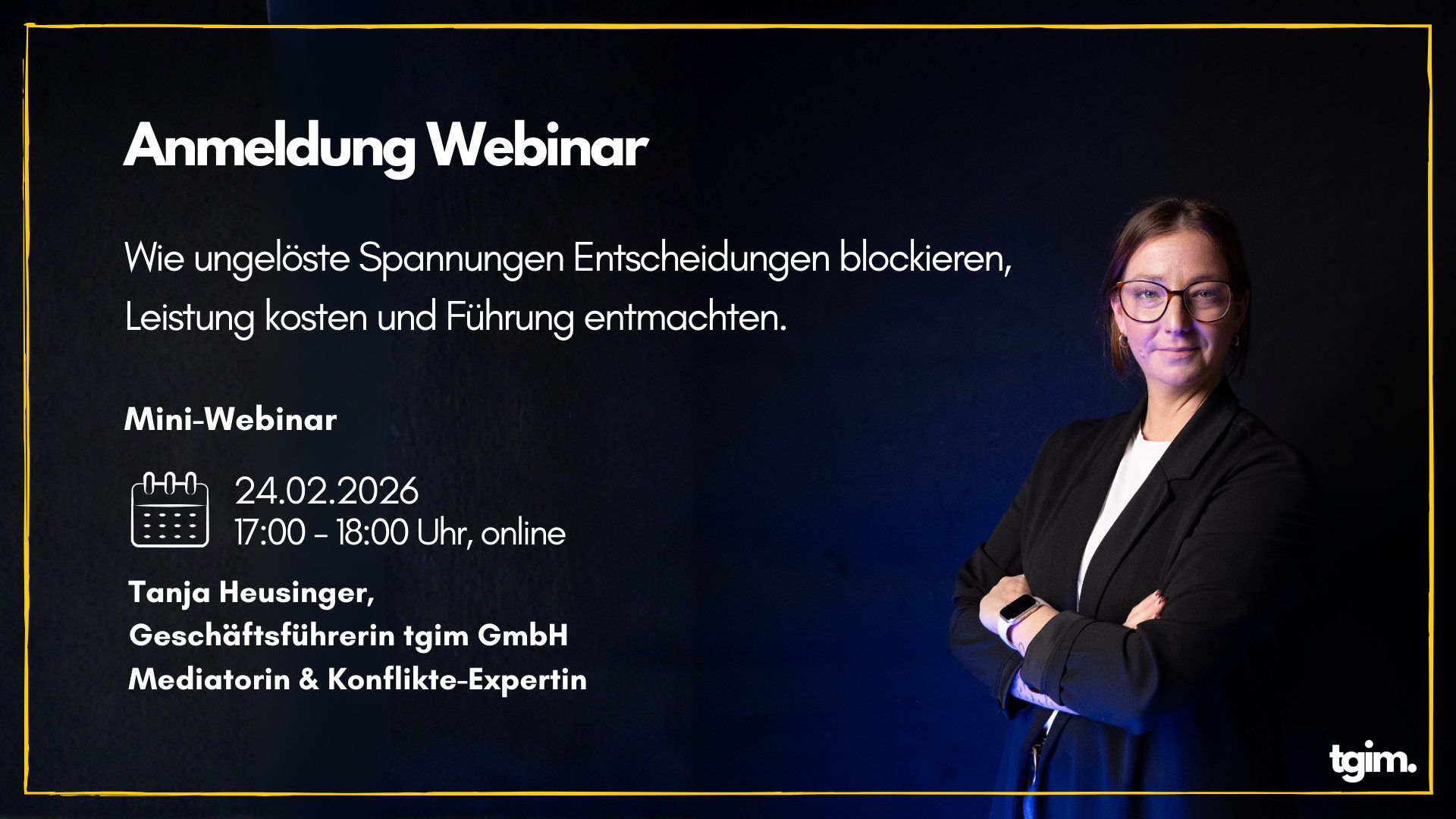 Informationsbild zum Konflikte-Webinar